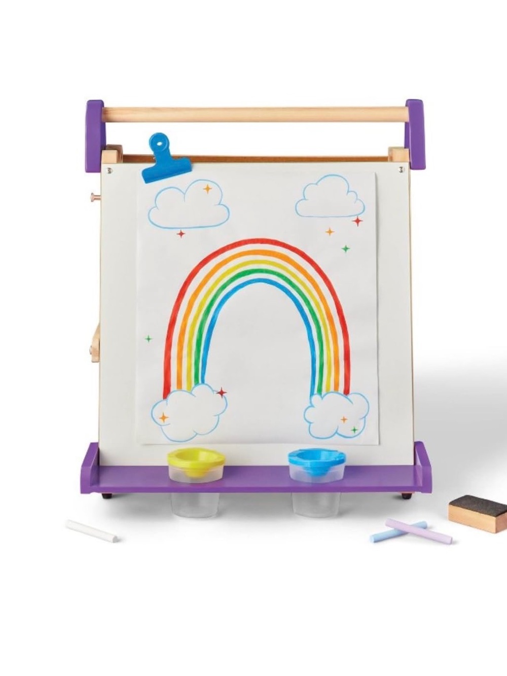 Mondo Llama 2-Sided Kids Tabletop Easel - Picture 6 of 6